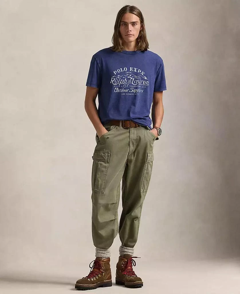 Ralph Lauren Men's Classic-Fit Slub Jersey Graphic T-Shirt 4