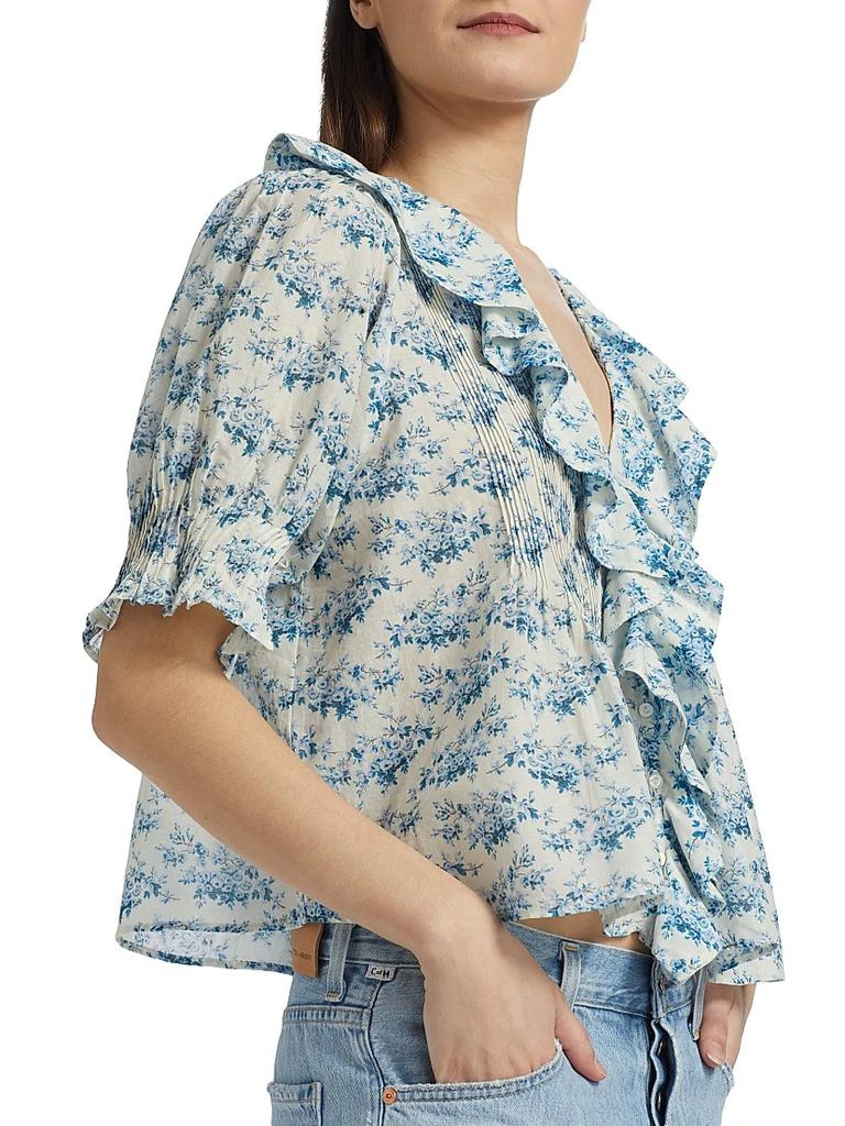 DÔEN Henri Floral Cotton Top 6