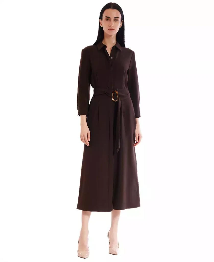 chinese dress ladies Long Sleeve Scoop Neck Dress  JULIA JORDAN