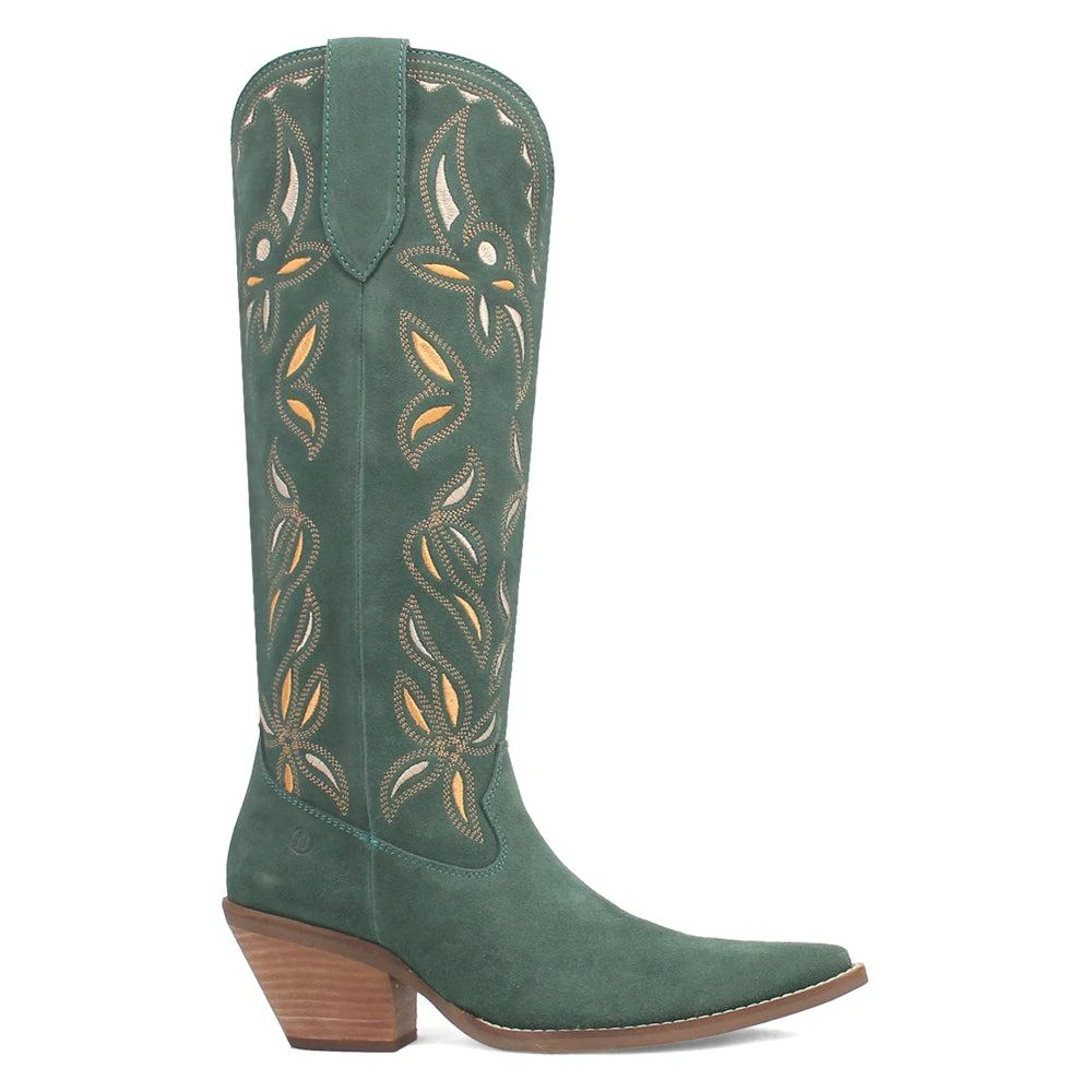Dingo Black Gator Print Snip Toe Cowboy Boot