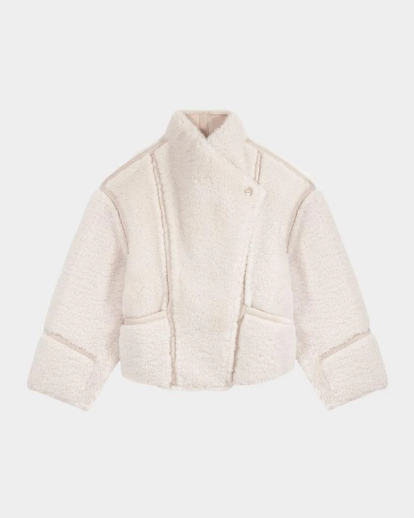 Maje Geaty Faux Fur Shearling Jacket 1