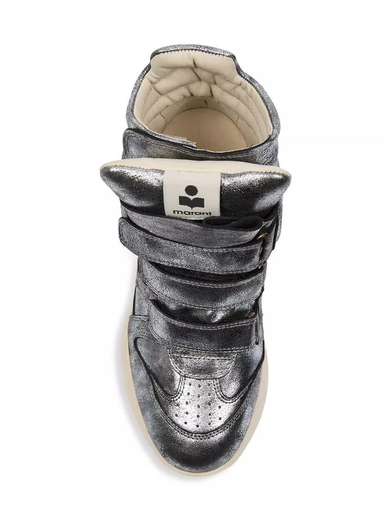 Isabel Marant Festive Balskee High-Top Wedge Sneakers 5
