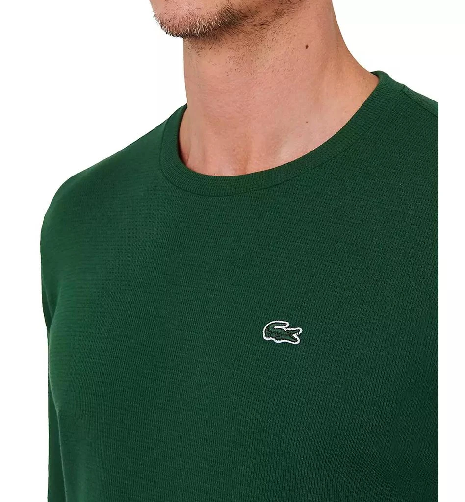 Lacoste Men's Waffle-Knit Thermal Sleep Shirt 14