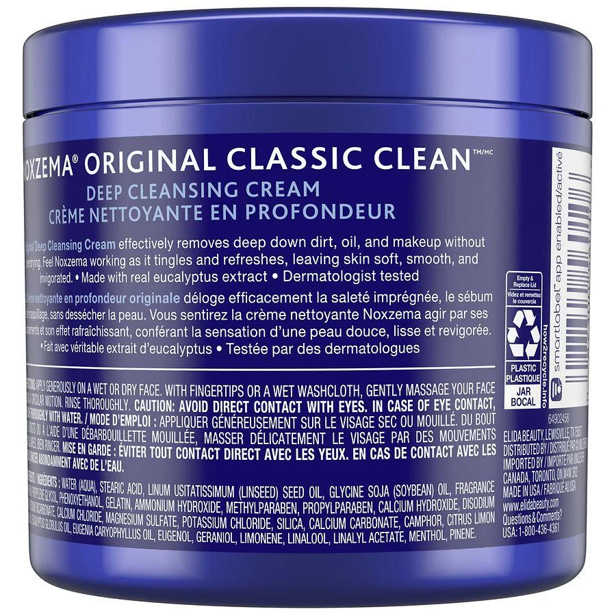 Noxzema Classic Clean Original Deep Cleansing Cream Eucalyptus 2