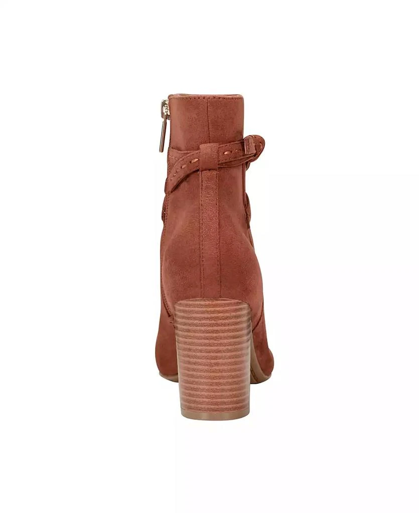 Bandolino Women's Ocorn Ankle Wrap Stacked Heel Dress Booties 3