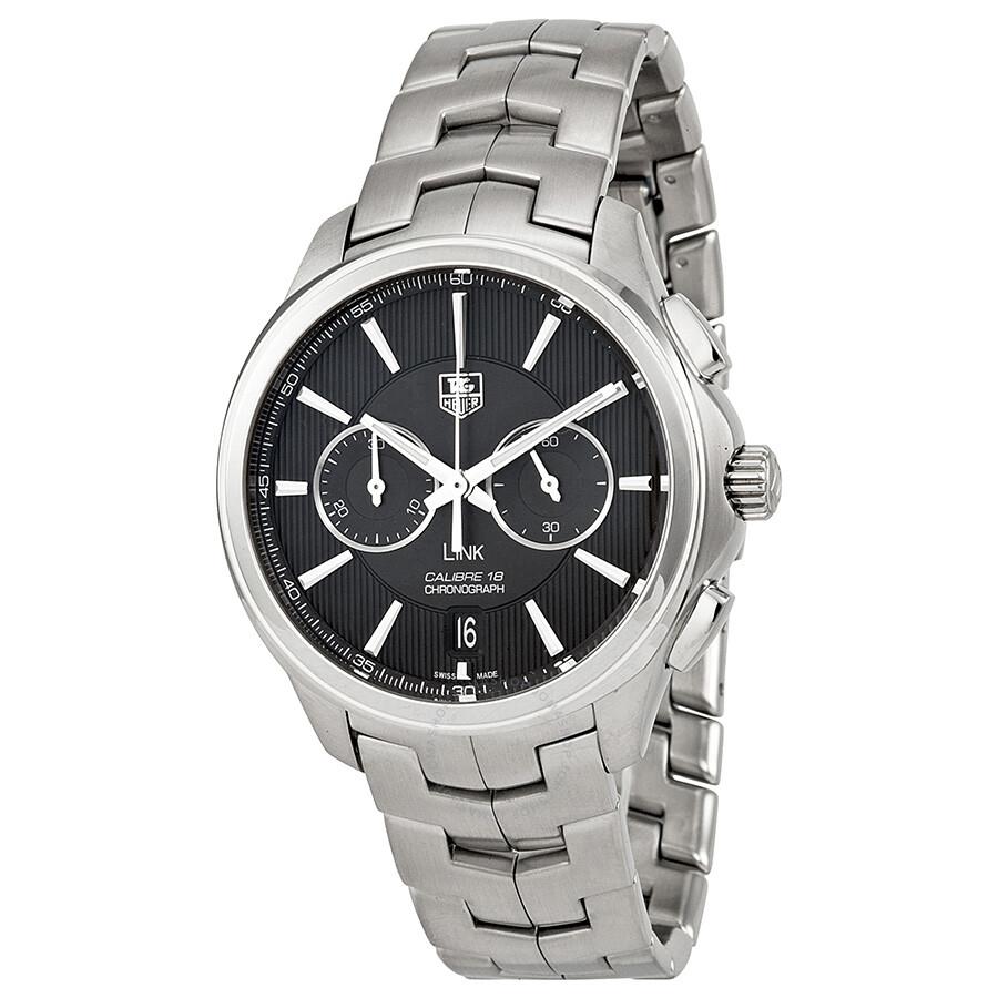 Tag Heuer Link Black Dial Stainless Steel Men's Watch CAT2110.BA0959