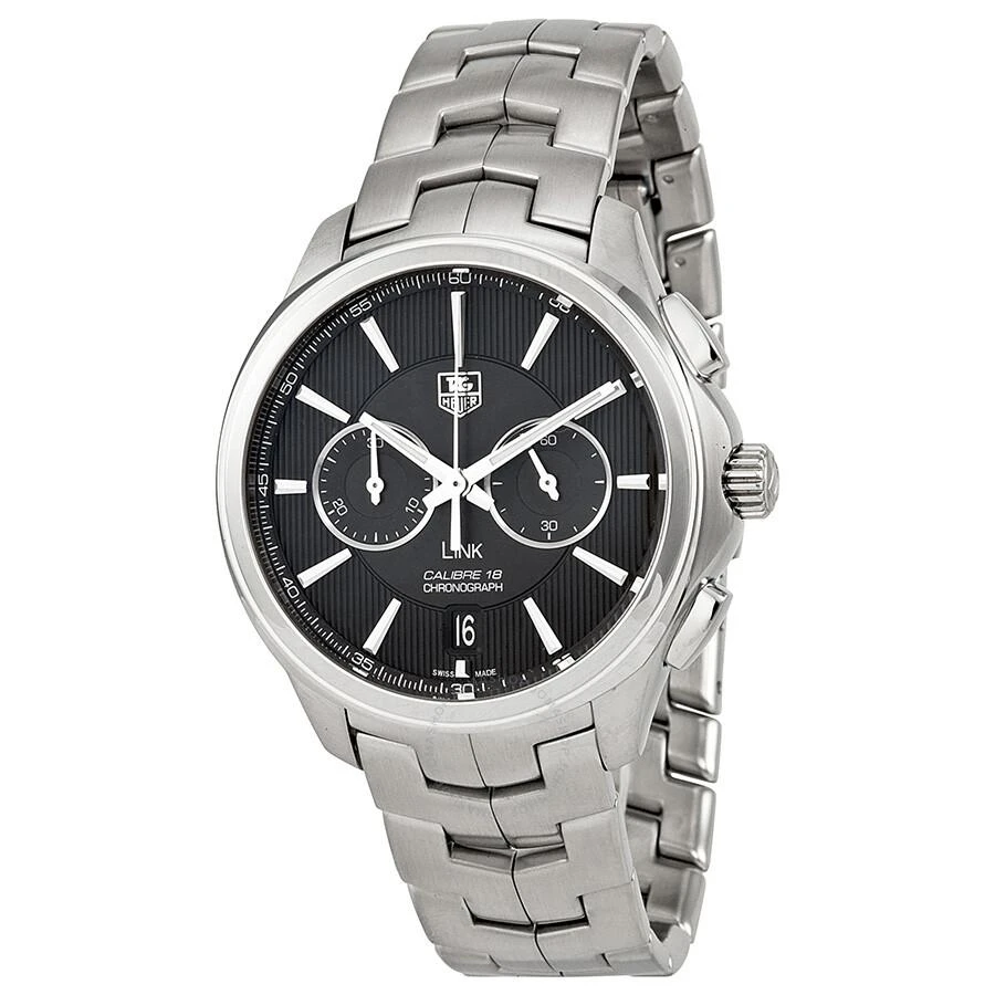 Tag Heuer Link Black Dial Stainless Steel Men's Watch CAT2110.BA0959 1