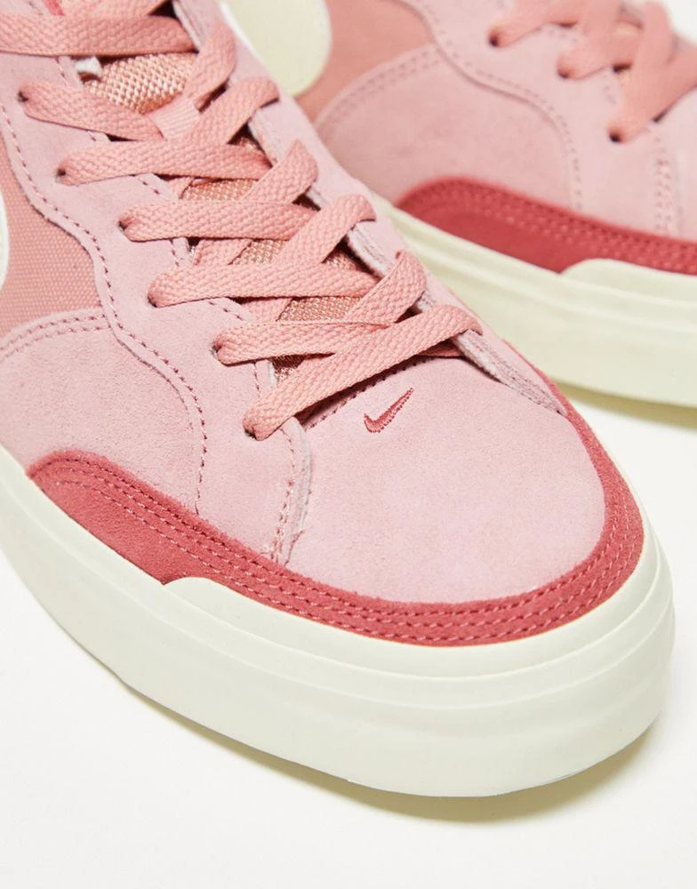 NIKE Nike SB Zoom Pogo Plus trainers in pink and white 2