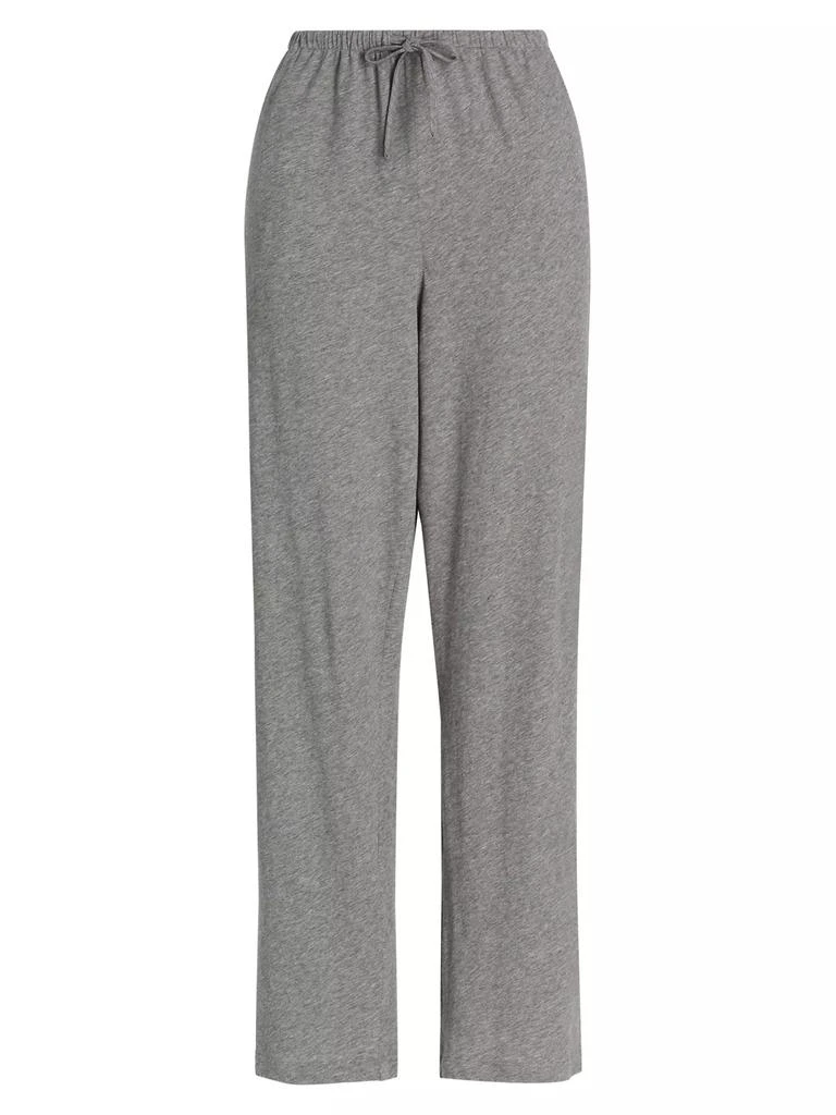 The Row Lanuit Cotton Wide-Leg Lounge Pants 1