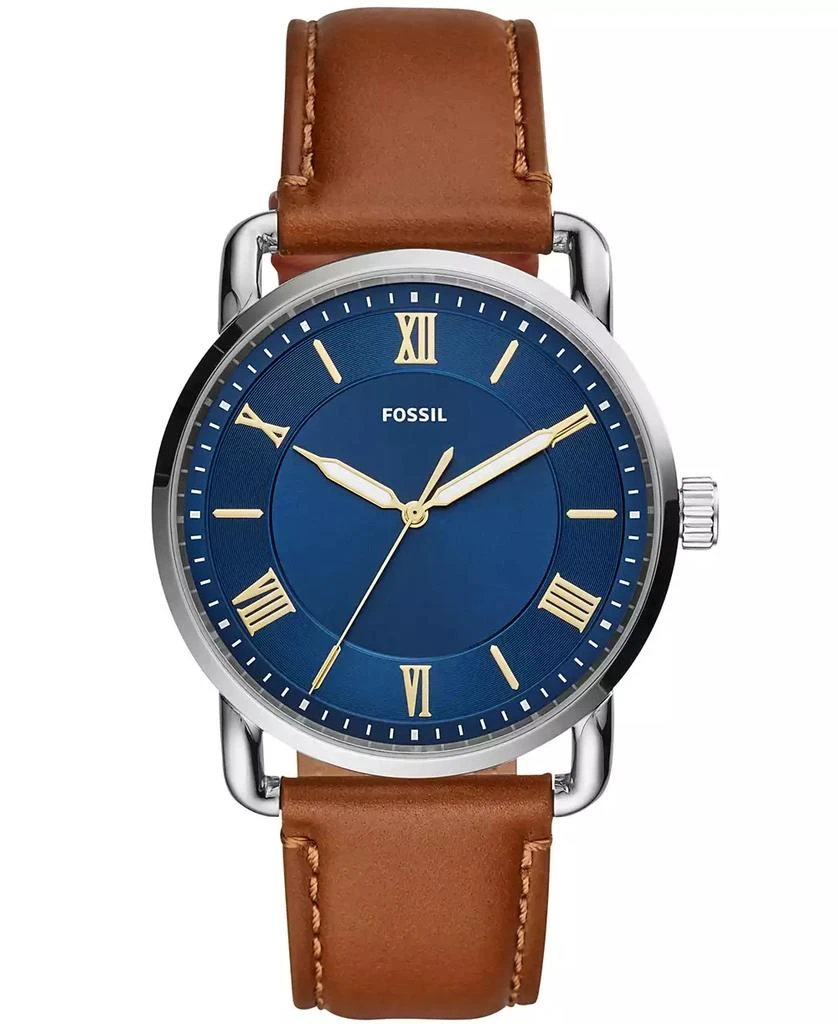 Fossil Men's Copeland Brown Leather Strap Watch 42mm 1