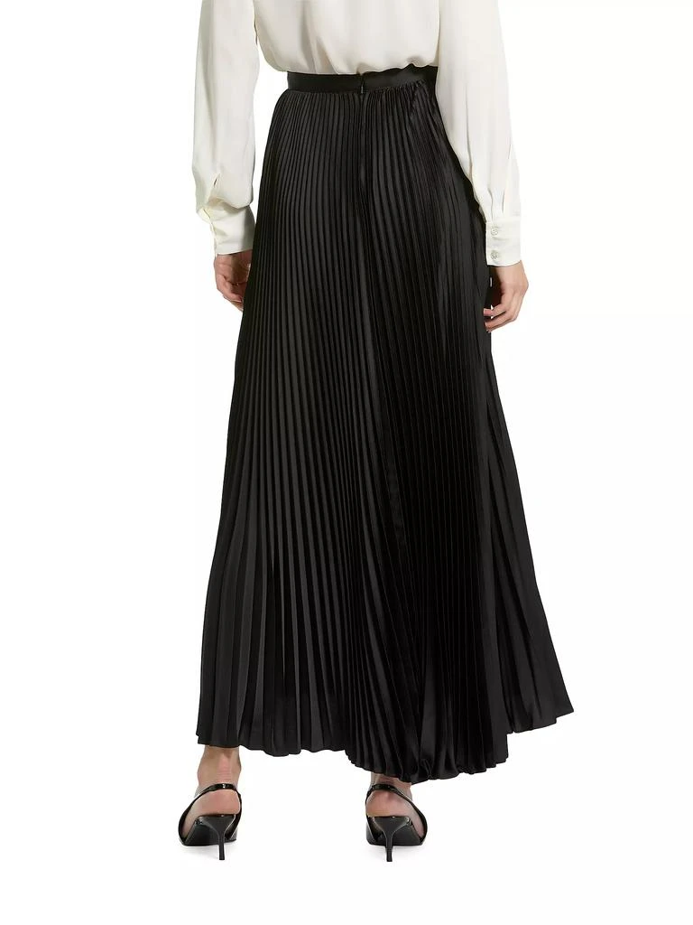 Mac Duggal Pleated Satin Maxi Skirt 4