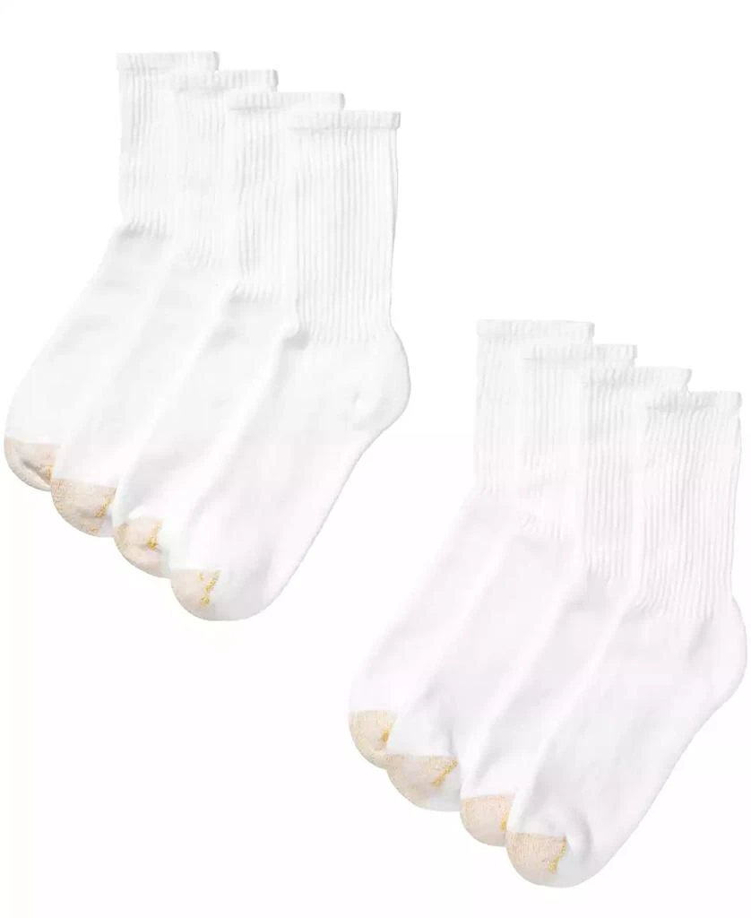 Gold Toe Men’s 8-Pack Athletic Short Crew Socks 1