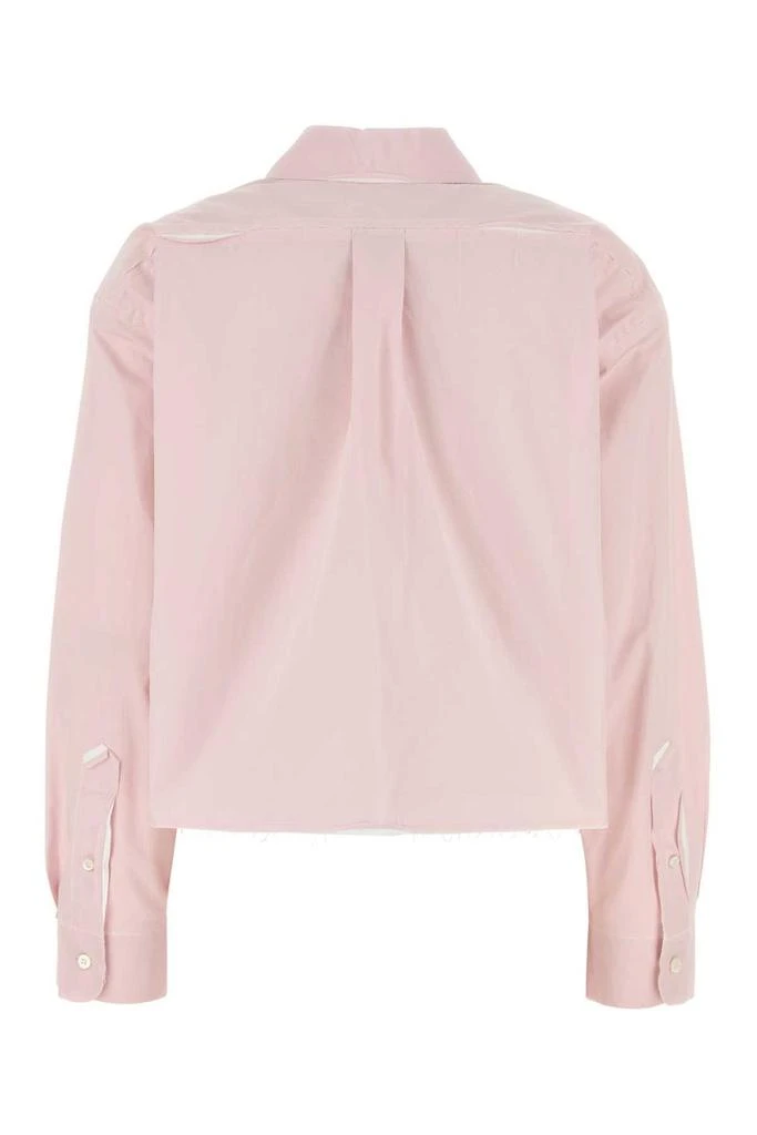 Miu Miu Miu Miu Logo-Embroidered Button-Up Shirt 2