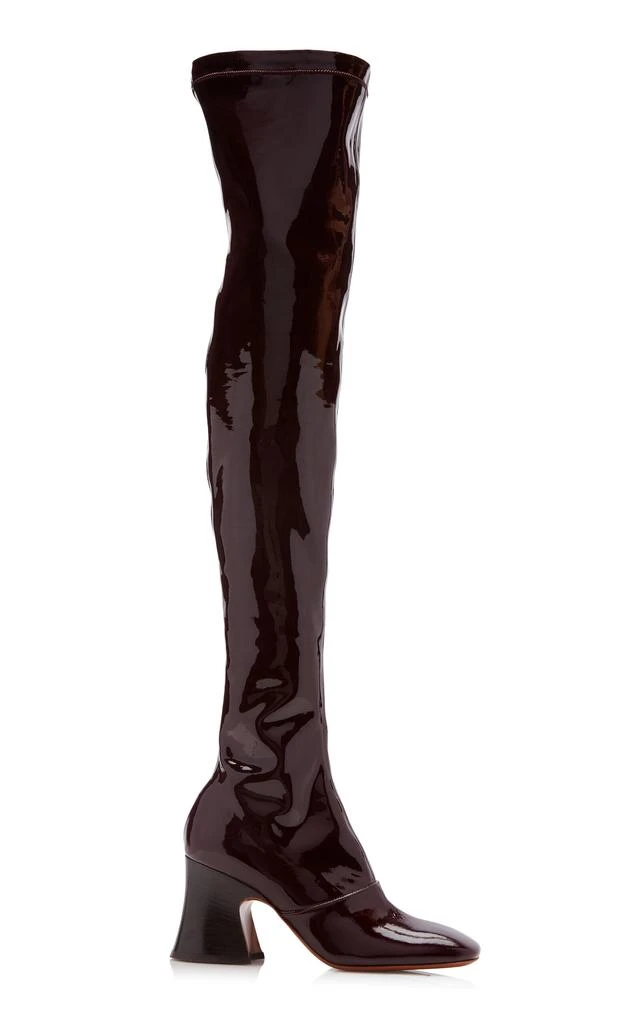 Chloé Chloé Janis Patent Leather Over-The-Knee Boots - Moda Operandi 1