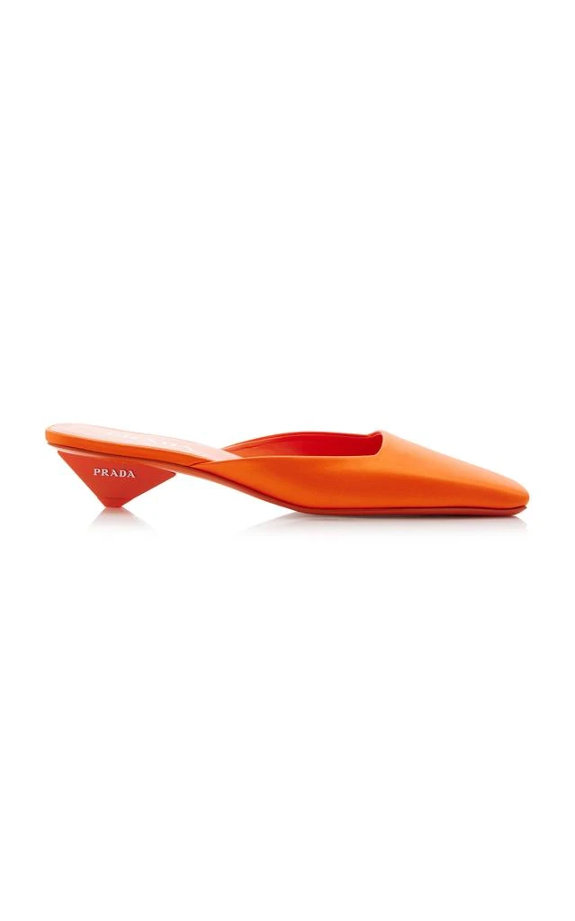 Prada Prada - Satin Mules - Orange - IT 36 - Moda Operandi 1