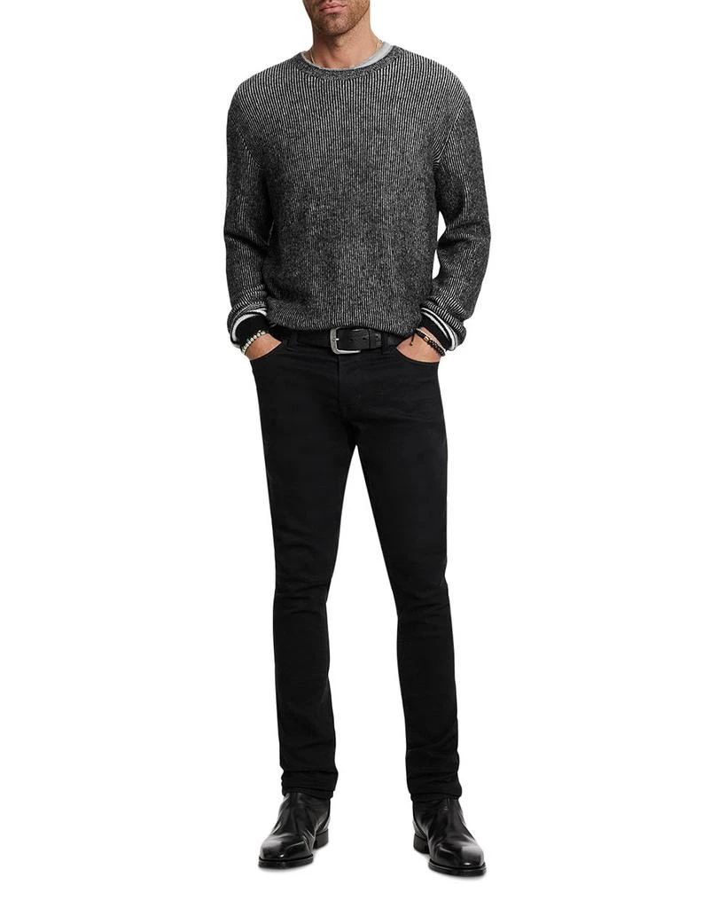 John Varvatos Tomar Regular Fit Ribbed Sweater 2