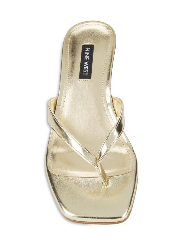 Nine West Andela 65MM Thong Toe Sandals 5