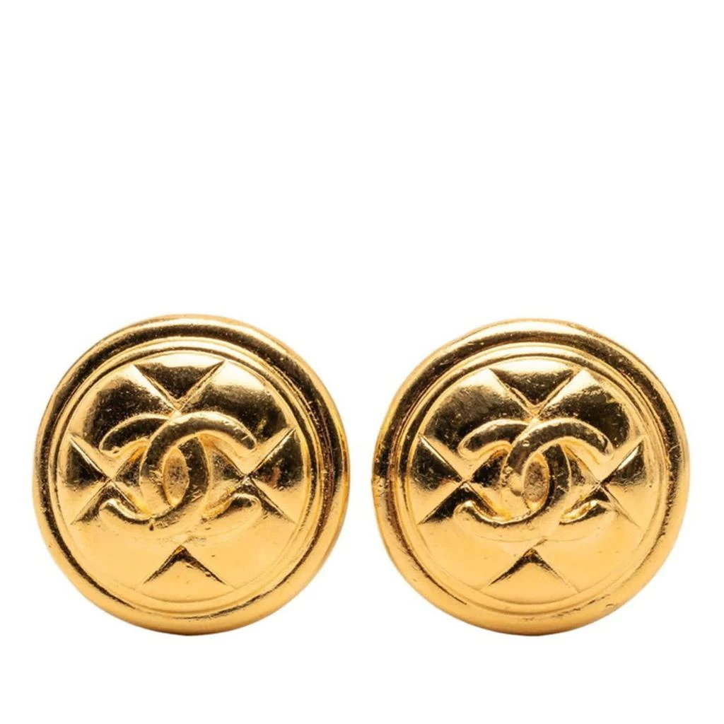 Chanel Plating Clip Earrings (Pre-Owned)
