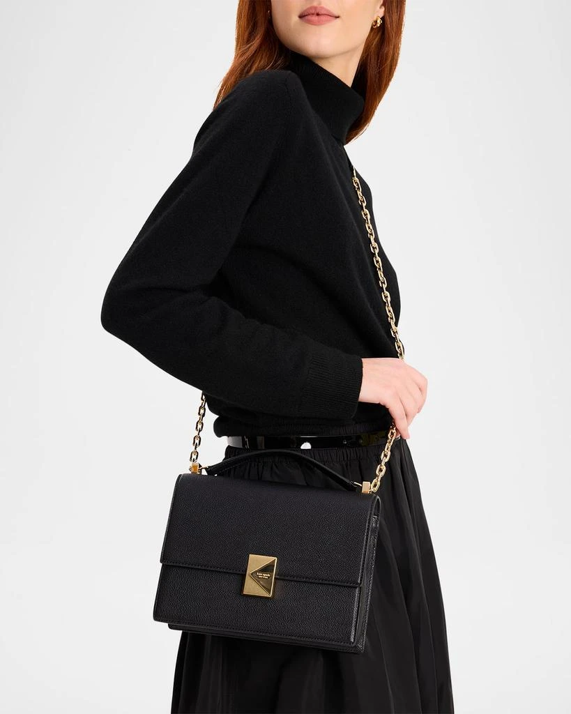 Kate Spade deco pebbled leather shoulder bag 4