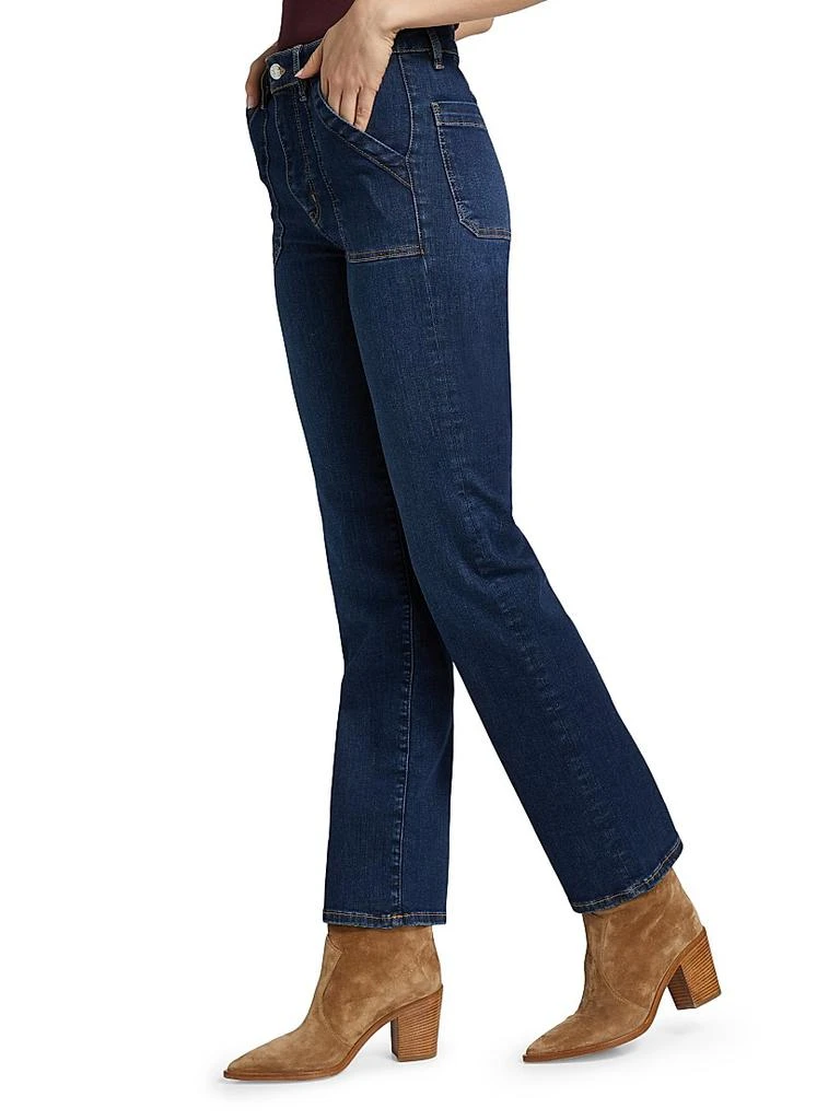 FRAME Utility Mid-Rise Straight Jeans 4