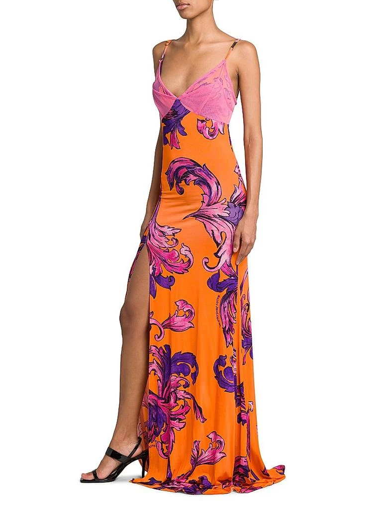 knee length dresses for ladies Zuri Baroque Print Dress main image 1