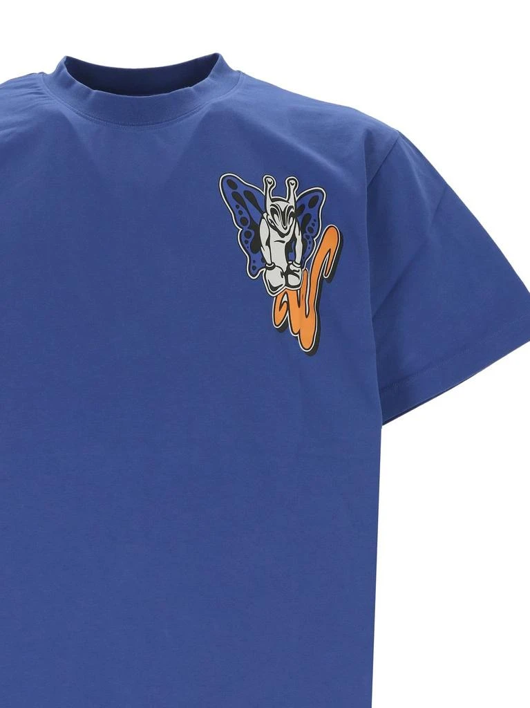 Off-White Off-White Logo Printed Crewneck T-Shirt 3