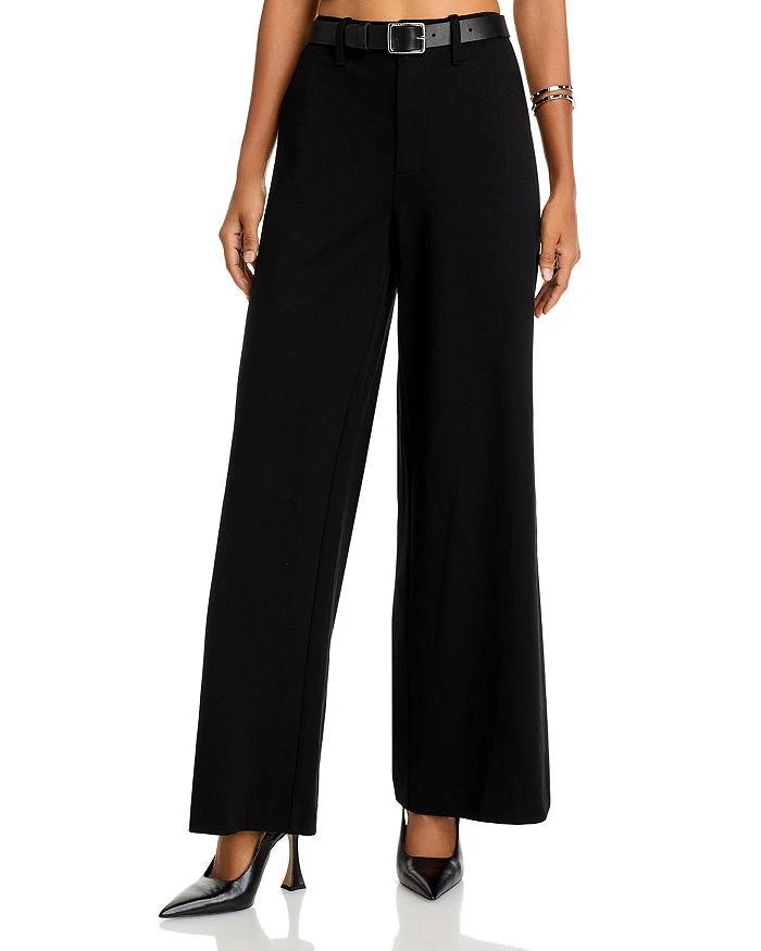 AQUA Wide Leg Pants - Exclusive 1