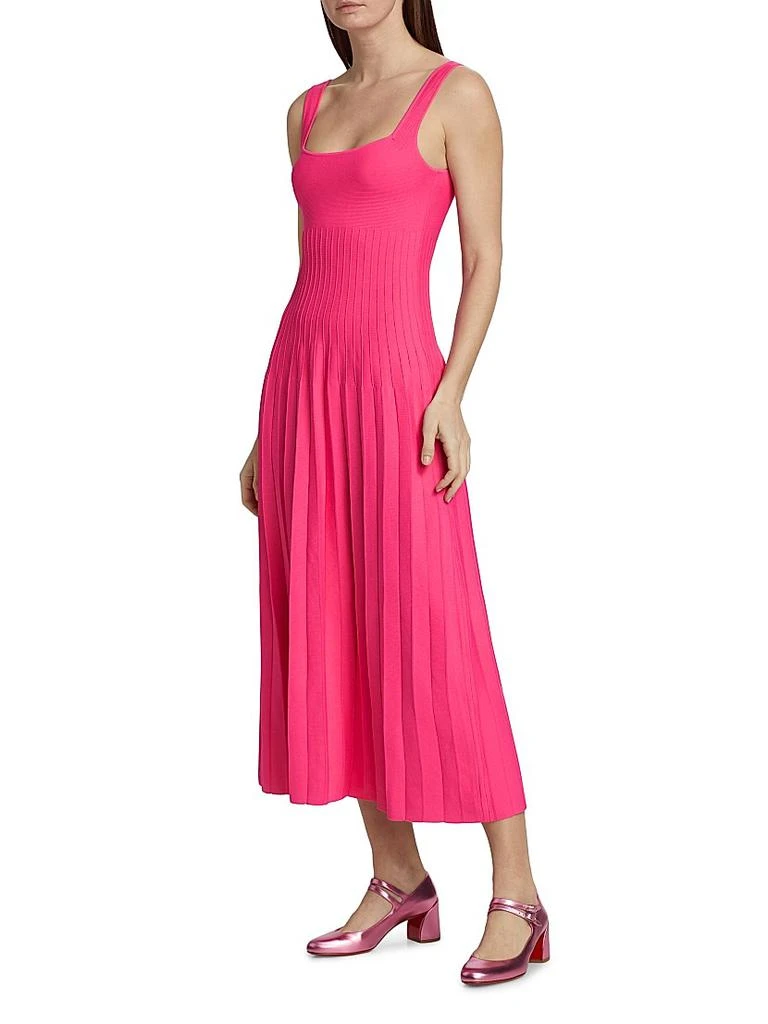 Staud Ellison Rib-Knit Sleeveless Midi-Dress 4