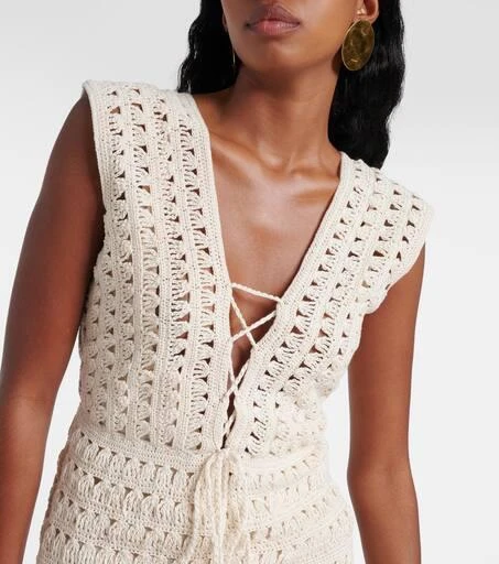 ANNA KOSTUROVA Jennifer crochet cotton minidress 4