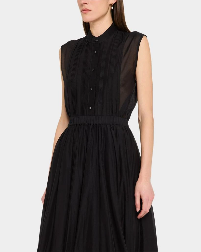 CO Sleeveless Pintuck Tuxedo Shirt 4