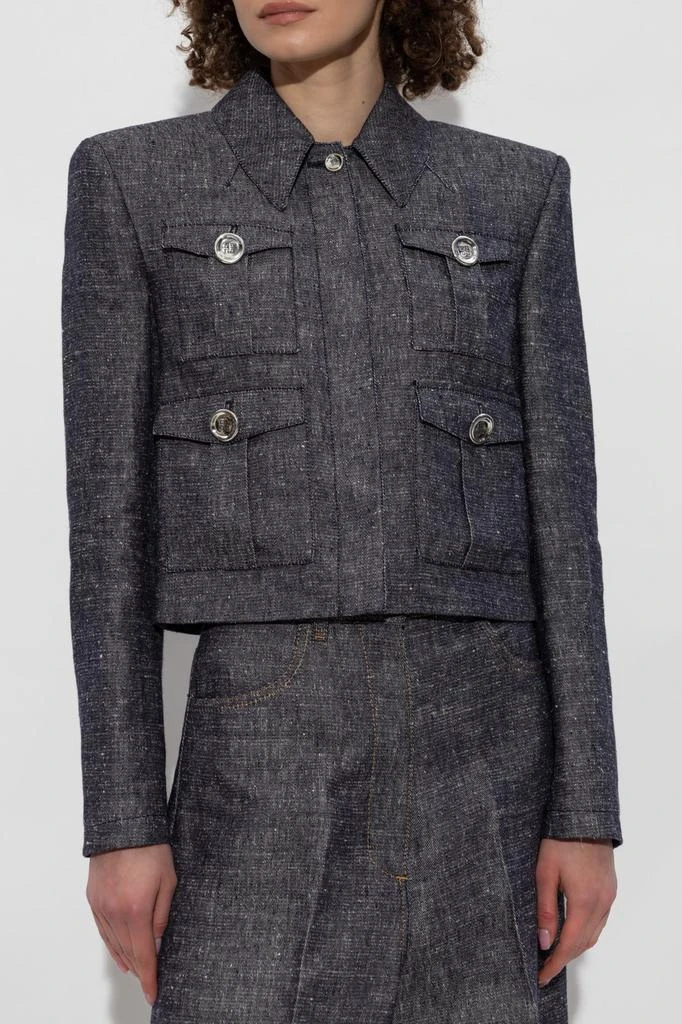 Givenchy Givenchy 4G Buttoned Cropped Jacket 2