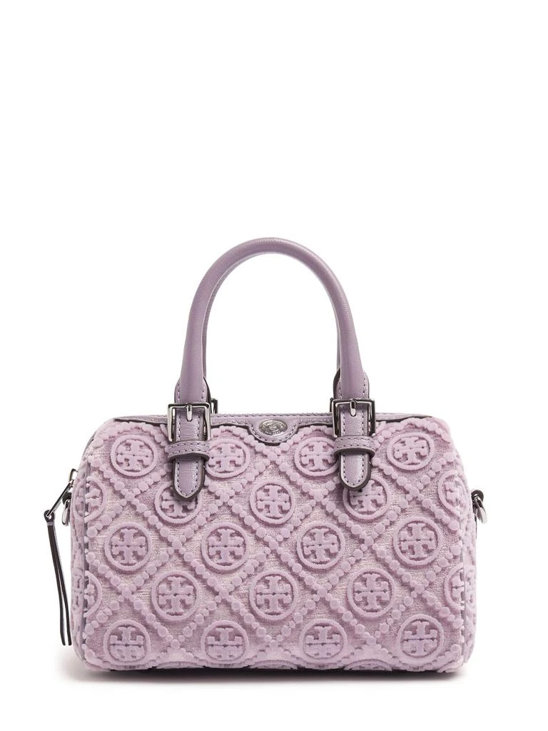 Tory Burch T Monogram Fil Coupé Petite Barrel Bag 1