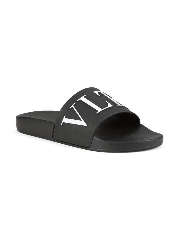 Valentino Logo Rubber Slides