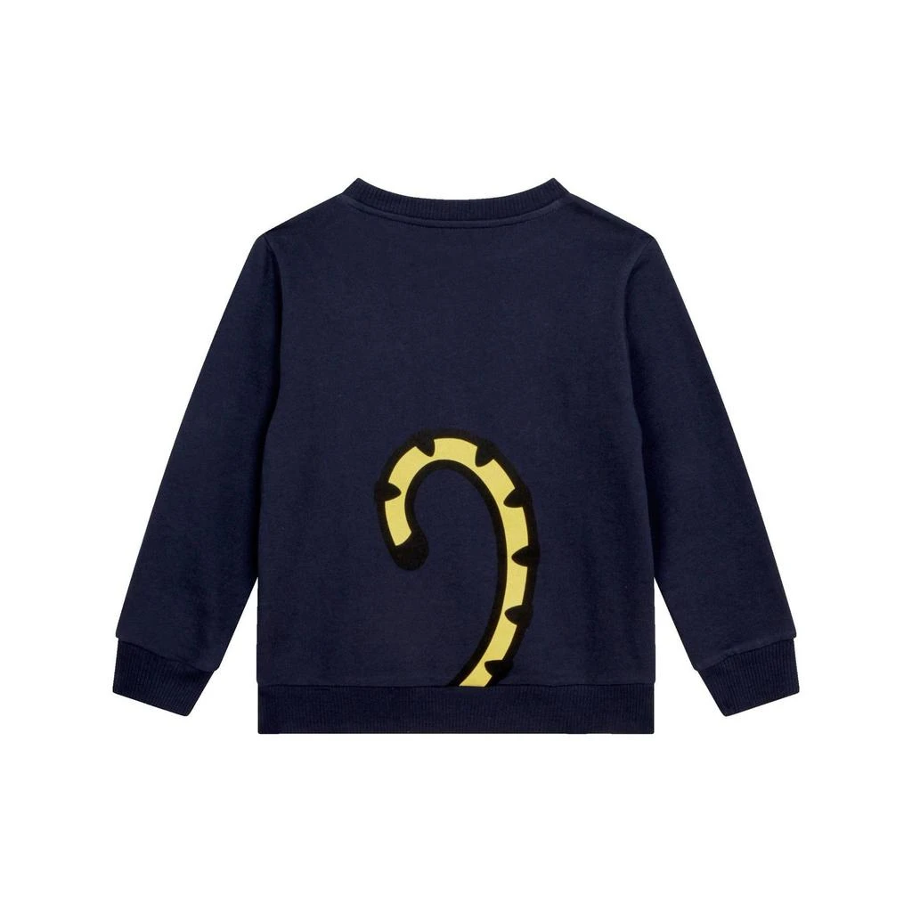 预计3周后发货 Kenzo Sweat-Shirt Marine - Enfant Garçon - Kenzo Kids 2
