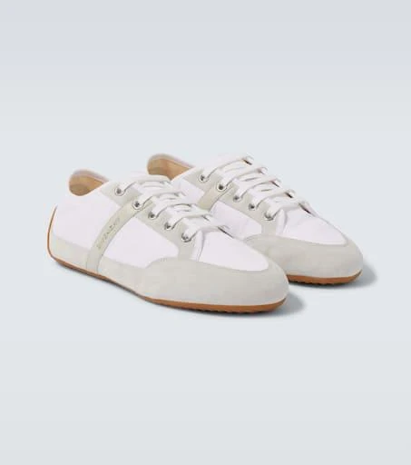 Givenchy Slim suede-trimmed sneakers 5