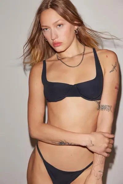 Out From Under Out From Under Ribbed Base Layer Balconette Bra 1