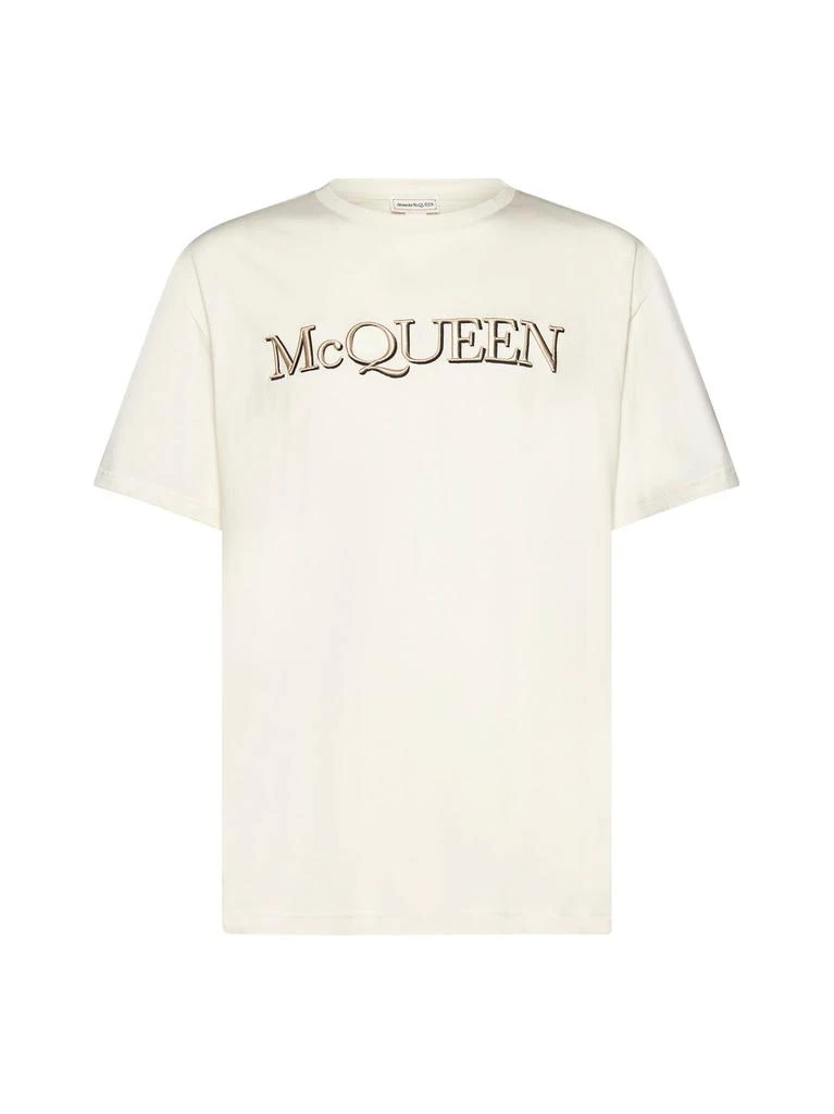 Alexander McQueen Alexander McQueen Logo Printed Crewneck T-Shirt 1