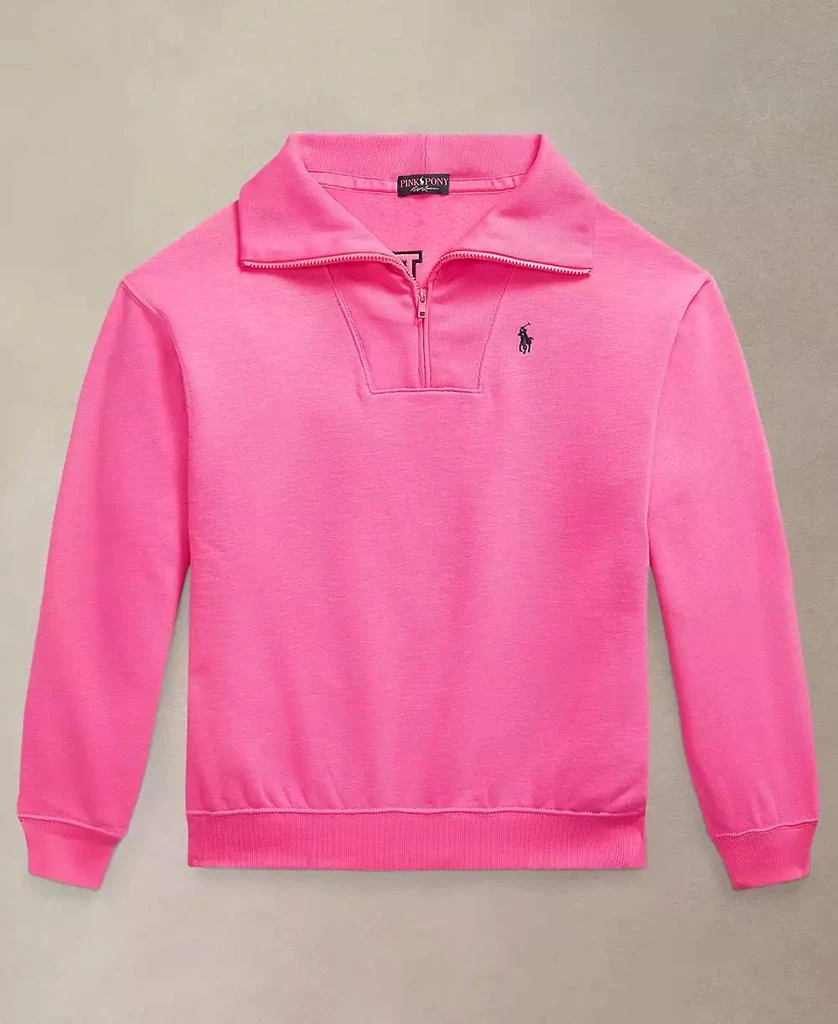 Ralph Lauren Women's Pink Pony Pull-On Sweatshirt 3