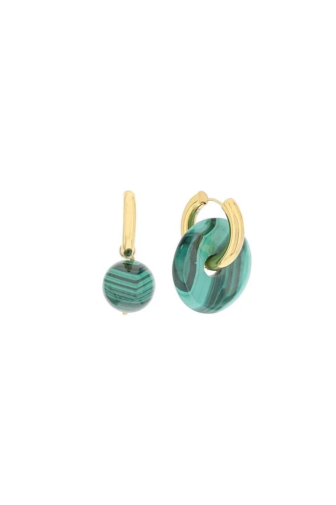 Timeless Pearly malachite earrings 1