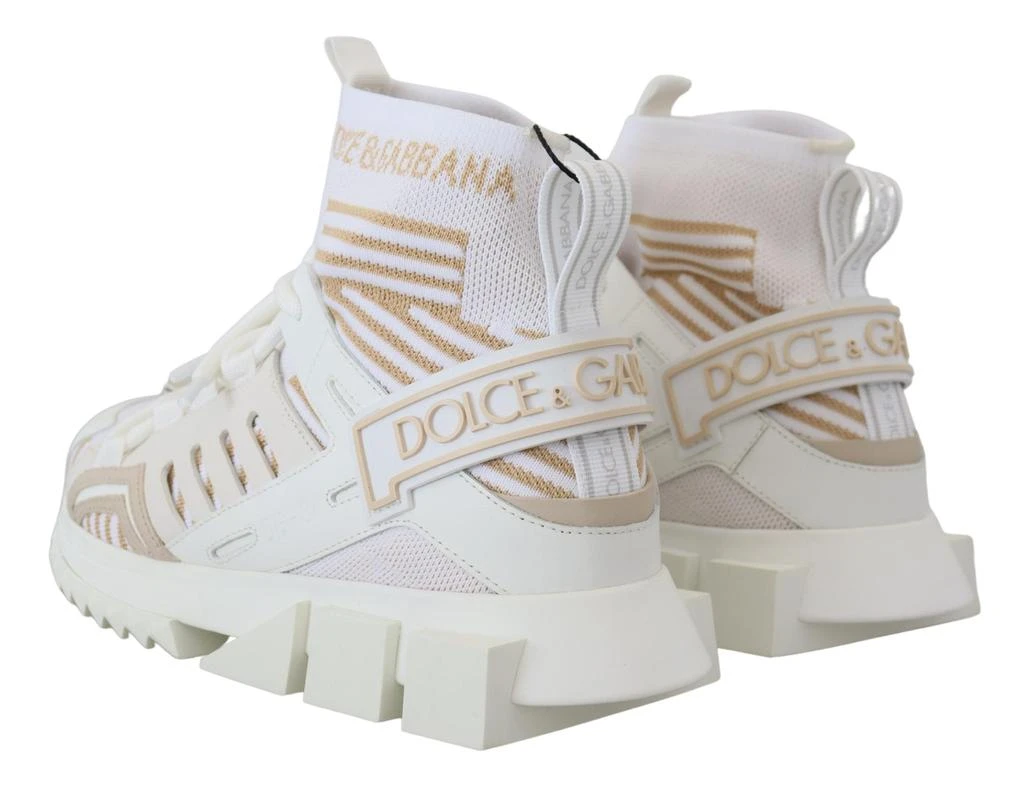 Dolce & Gabbana Dolce & Gabbana White Beige Sorrento Sneakers Shoes 3