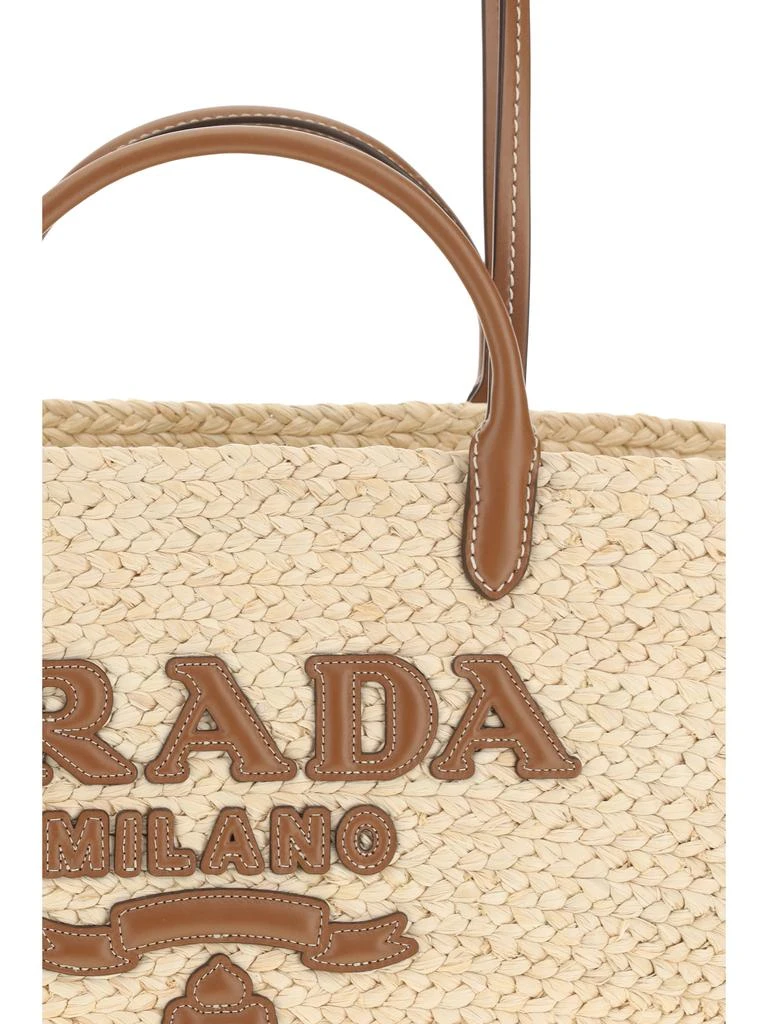 Prada Raffia Tote Bag 4