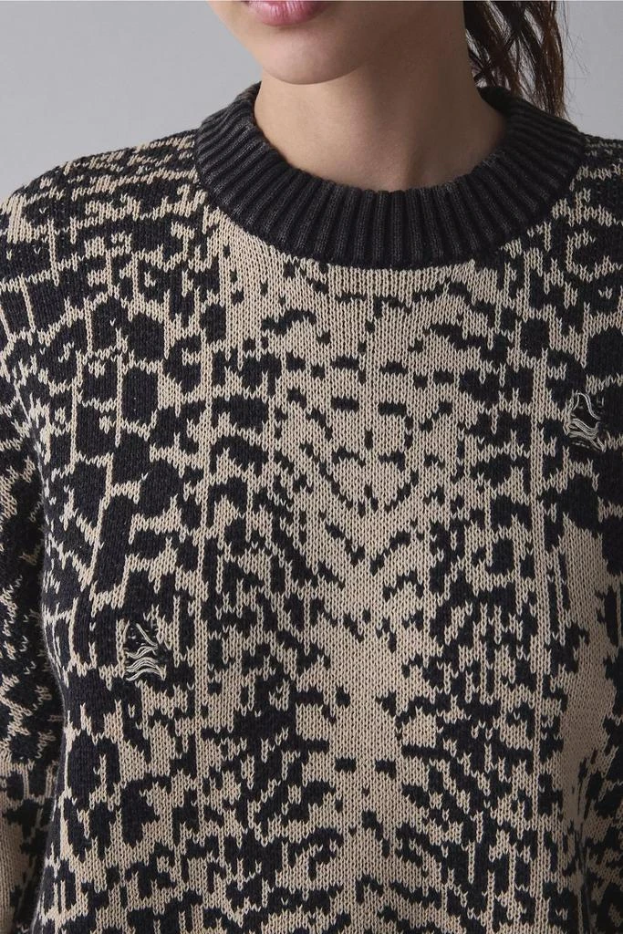 The Ragged Priest The Ragged Priest Croc Print Oversized Sweater 3