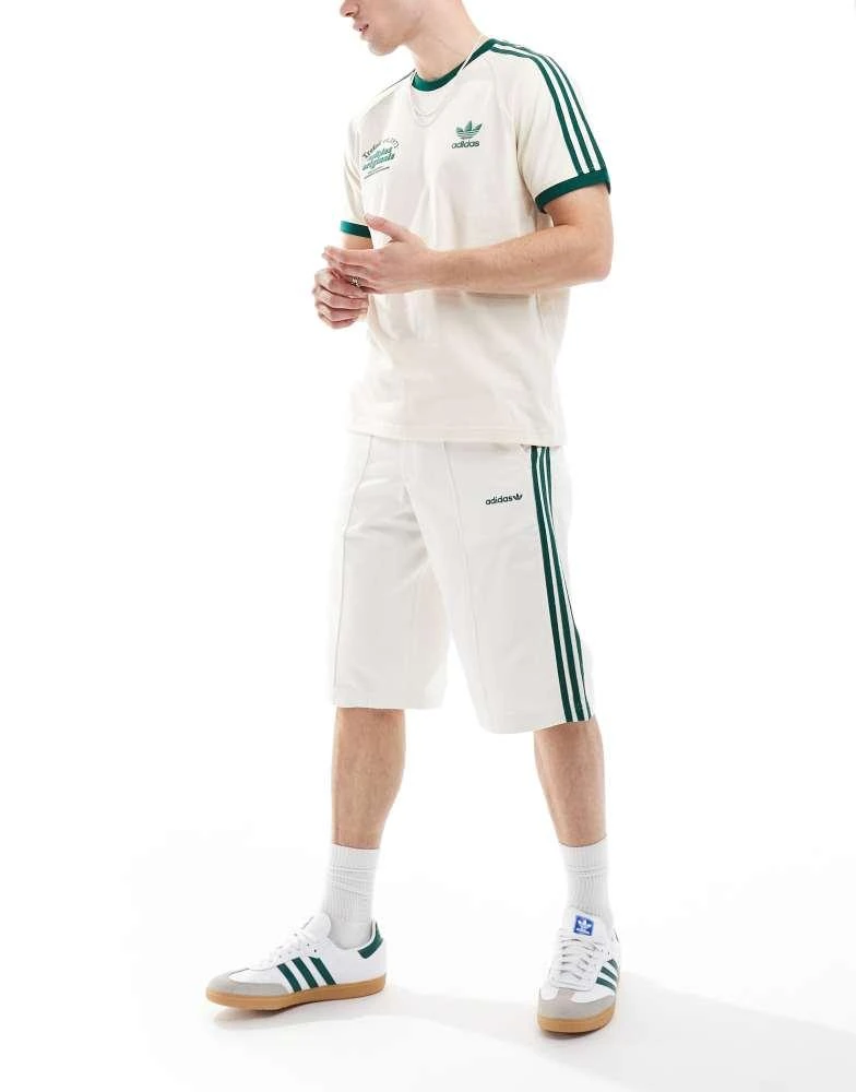 Adidas adidas Original 80s 11 inch bermuda shorts in off white 1
