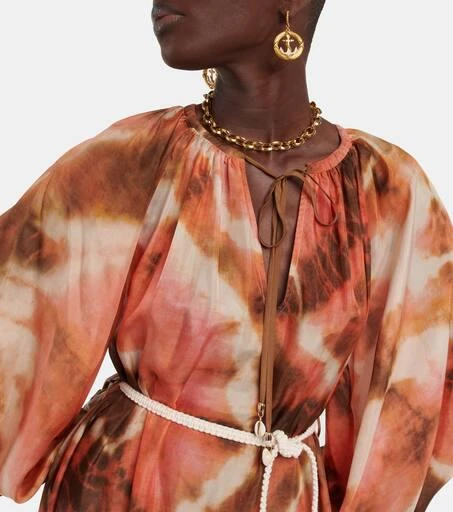 Zimmermann Vacay tie-dye silk midi dress 4