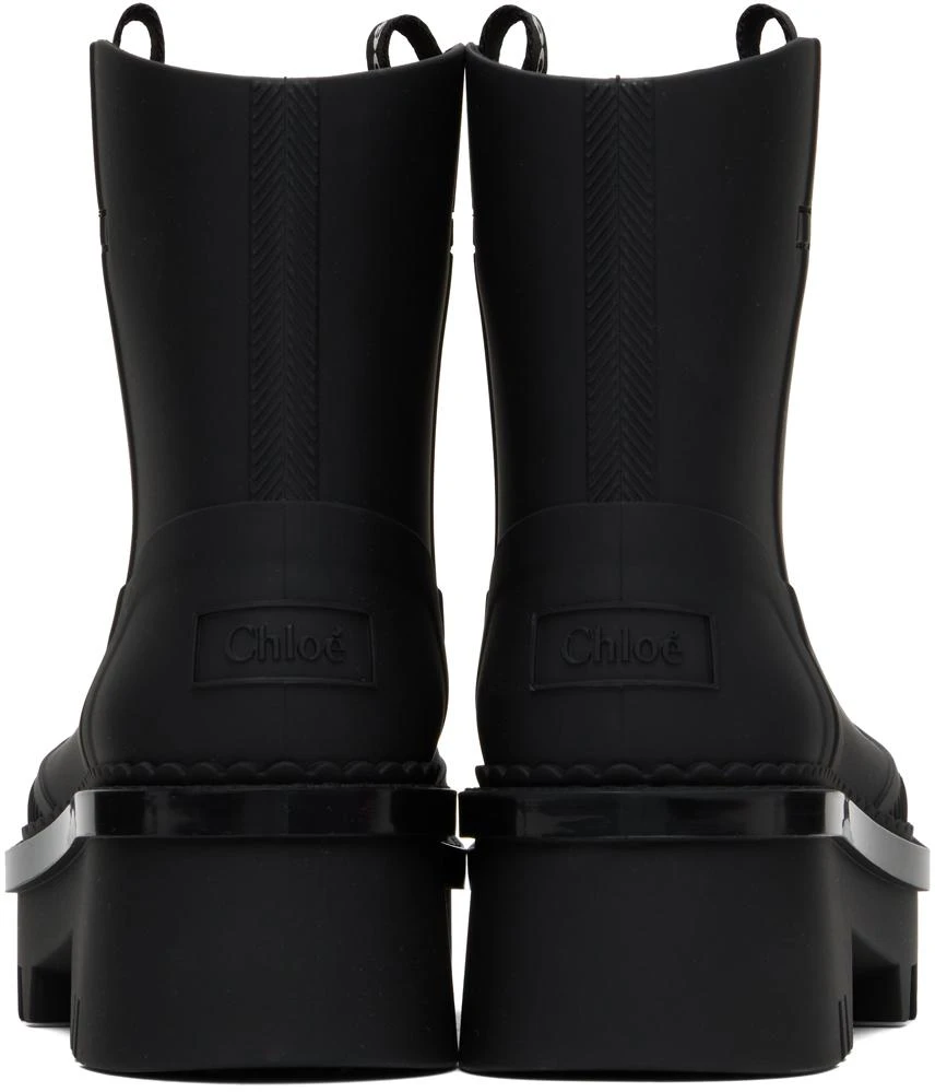 Chloé Black Raina Rain Boots 2