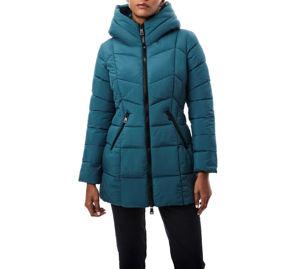 Bernardo Fab Funnel Quilted Puffer Jacket 5