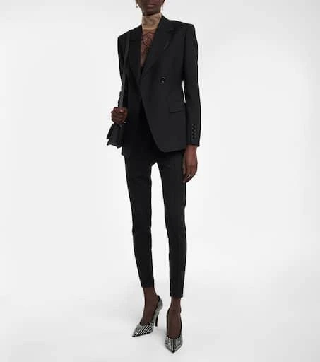 Burberry Crystal-embellished suede pumps 2