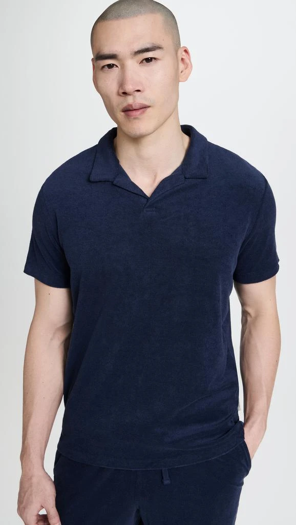 Onia Towel Terry Johnny Collar Polo 1