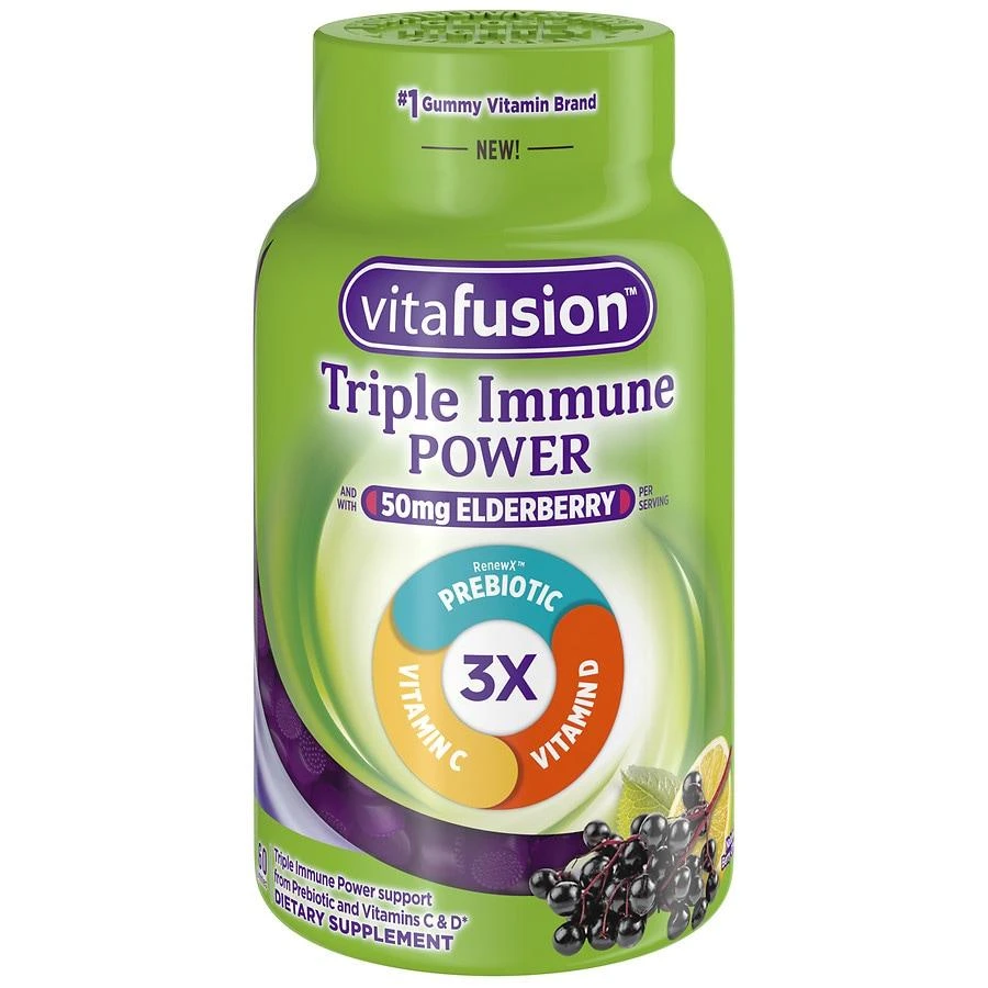 Vitafusion Triple Immune Power Gummy Vitamins 1