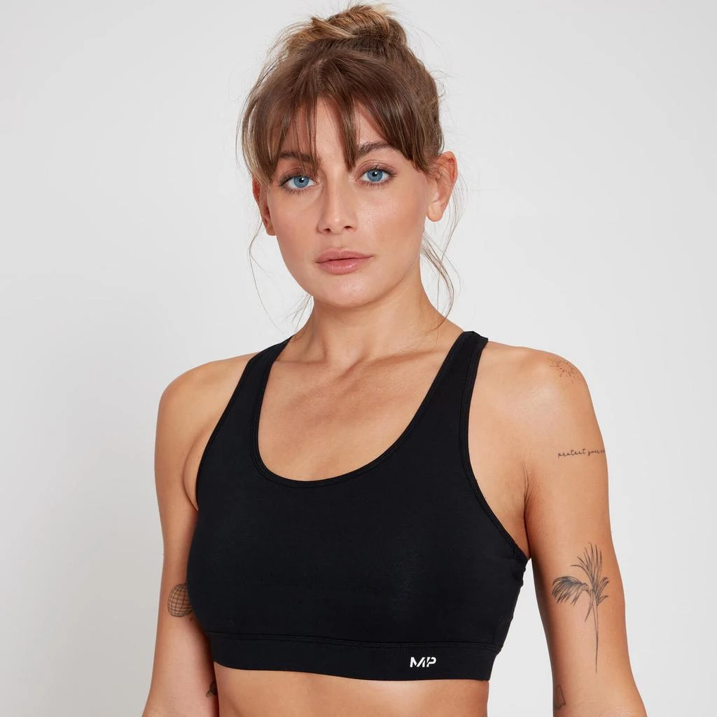 MP MP Women's Cotton Bralette - Black 1